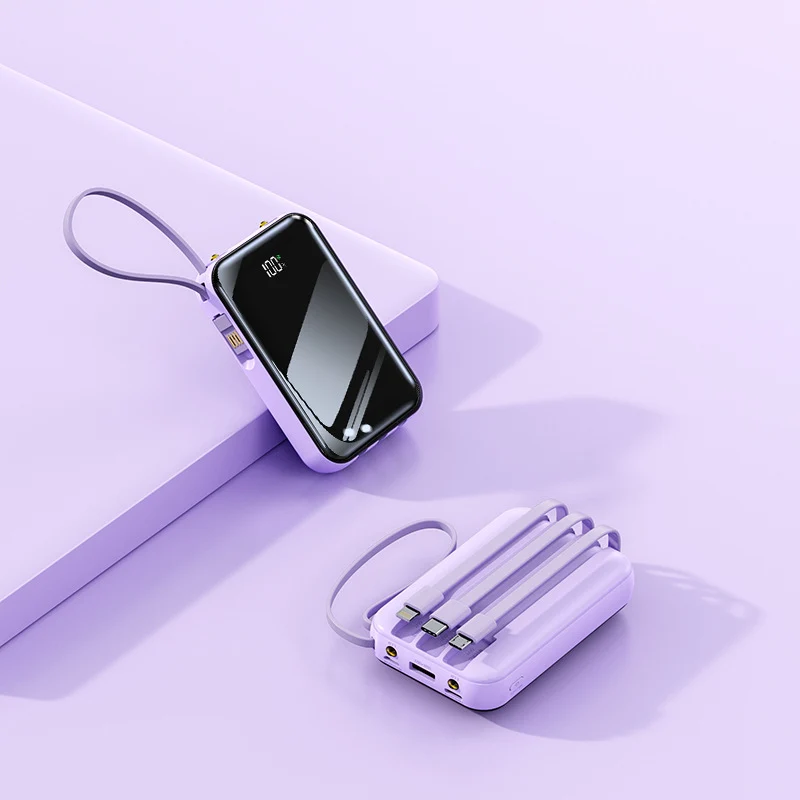 Tragbare Powerbank mit integrierter Ladestation Skanto