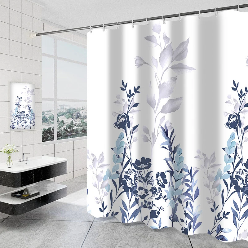 Duschvorhang mit Blumenmuster für Damen Skanto