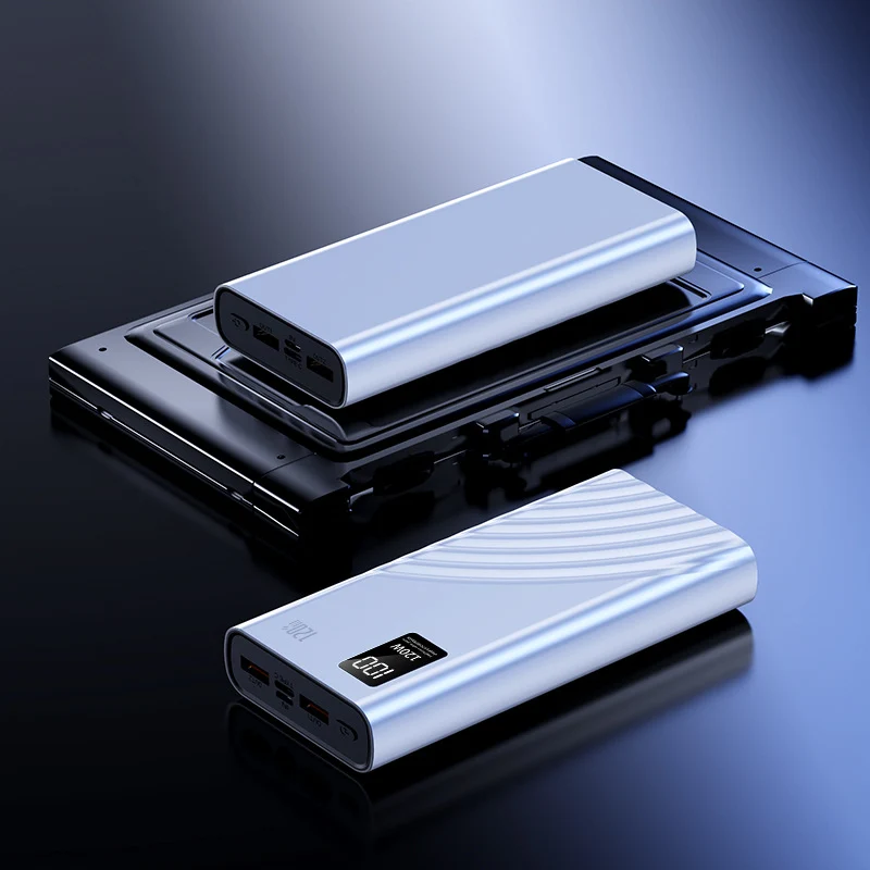 Tragbare Hochleistungs-Powerbank mit Digitalanzeige Skanto