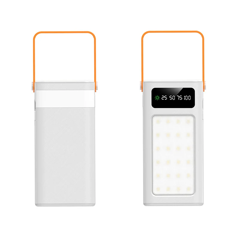 Tragbare Powerbank mit integriertem LED-Licht und Digitalanzeige Skanto