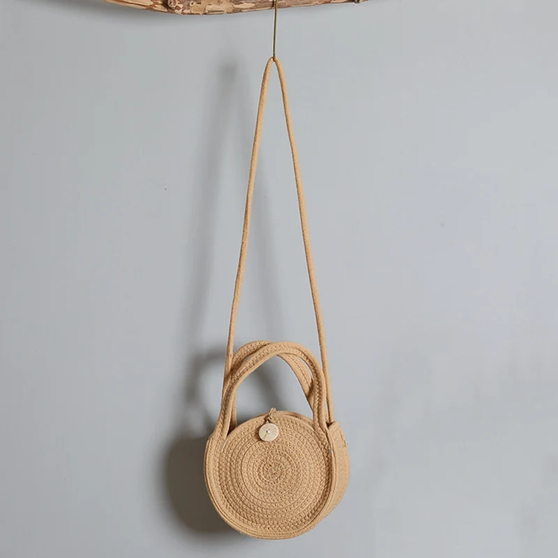 Runde Strohtasche Skanto