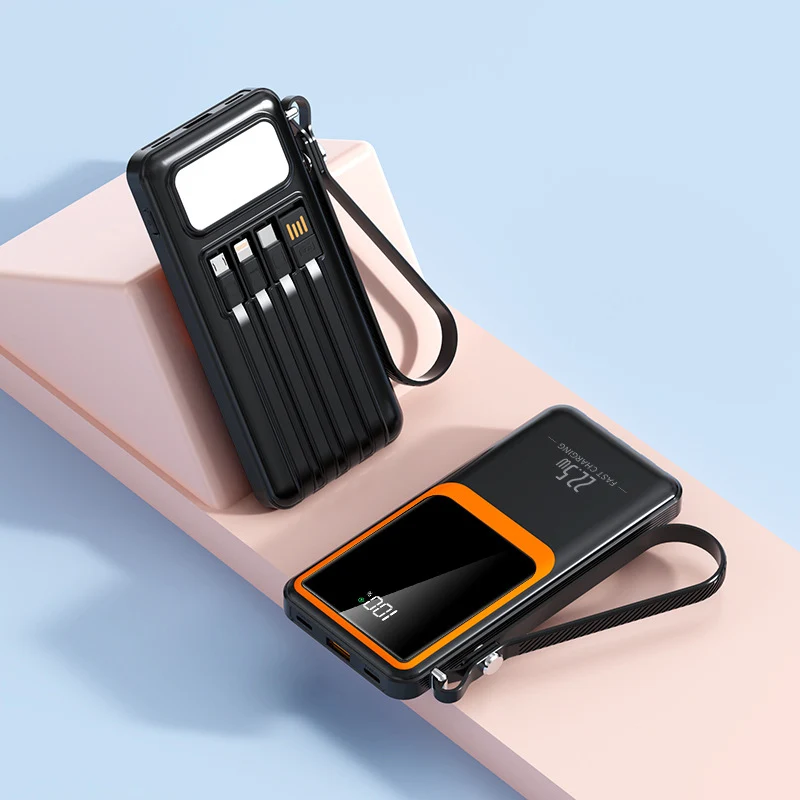 Kompakte Powerbank mit Digitalanzeige Skanto
