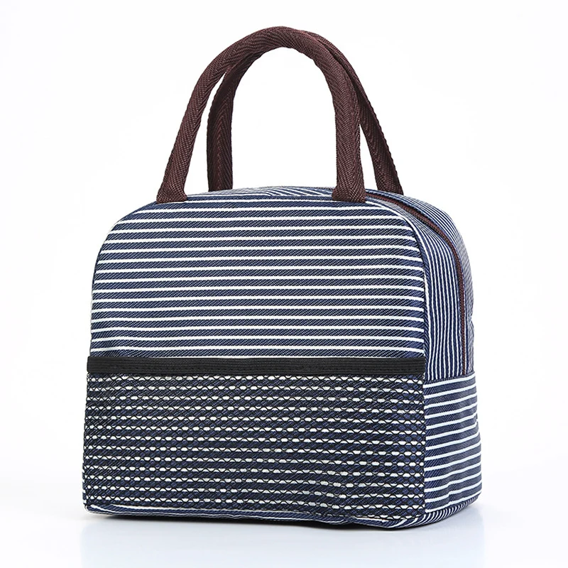 Isolierte Lunchtasche mit stilvollen Streifen Skanto