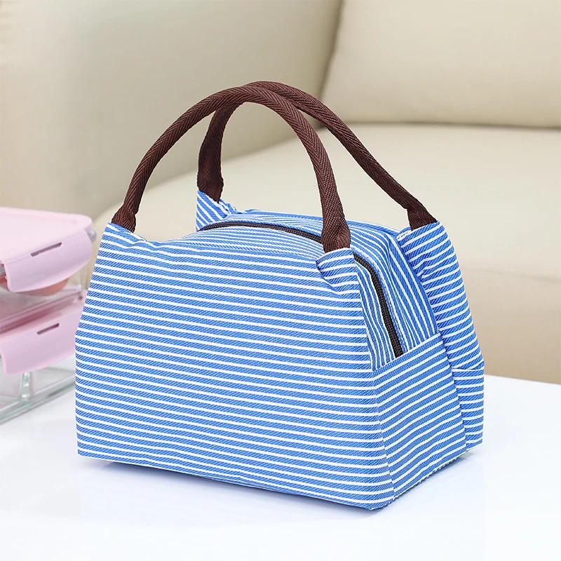 Isolierte Lunchtasche mit stilvollen Streifen Skanto