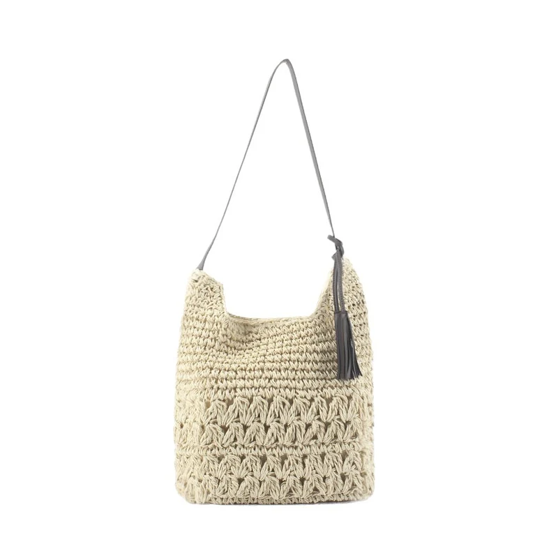 Handgemachte Hobo Bag aus Naturmaterial Skanto