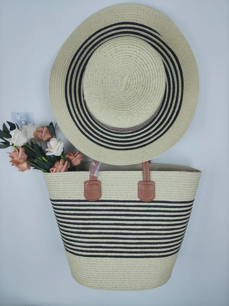 Strandtaschen- und Sonnenhut-Set Skanto