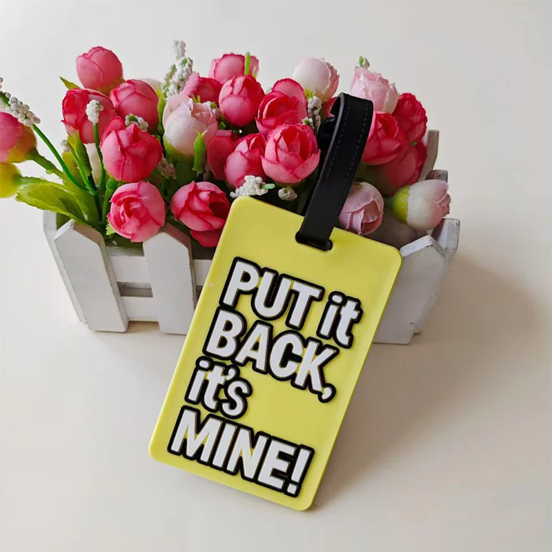 Unisex Kofferanhänger mit lustigem Statement Skanto