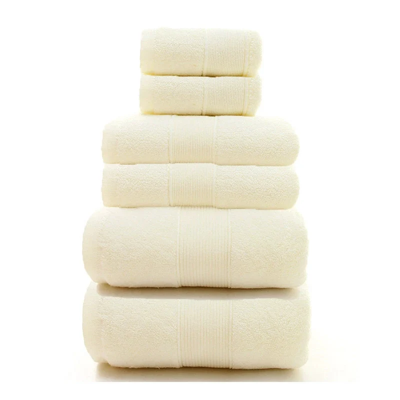 Frottierhandtuch-Set mit luxuriösem Textildesign Skanto