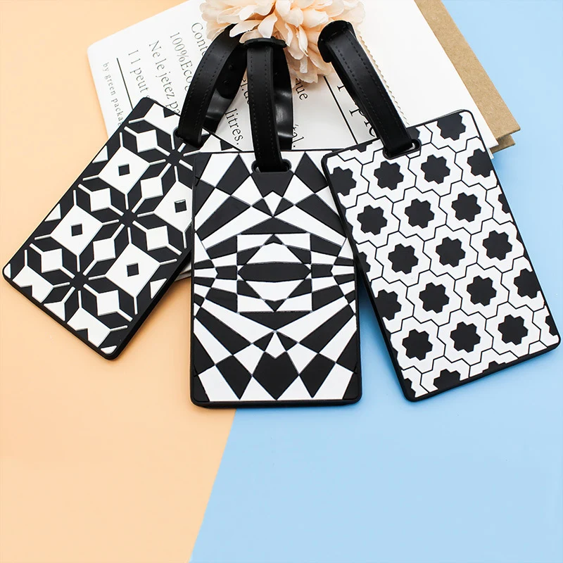 Unisex Gepäckanhänger mit geometrischem Muster Skanto