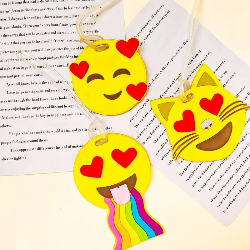 Unisex Emoji-inspirierter Kofferanhänger Skanto