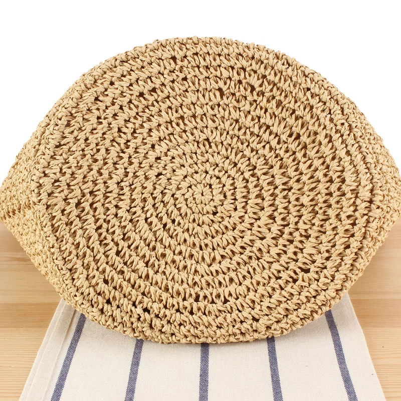 Handgeknüpfte Strandtasche mit floralen Details Skanto