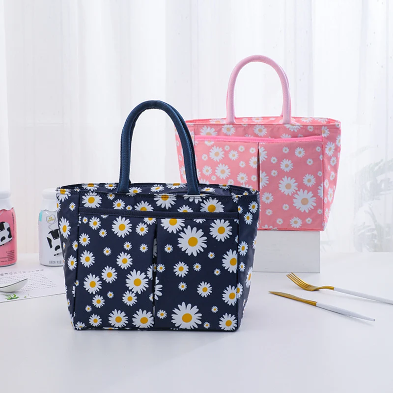 Stylische Tragetasche mit Blumenmuster Skanto