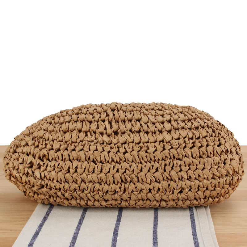 Stylische Handtasche mit buntem Perlenhenkel Skanto