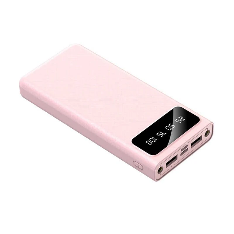 Powerbank mit integriertem Multi-Ladekabel und LCD-Bildschirm Skanto
