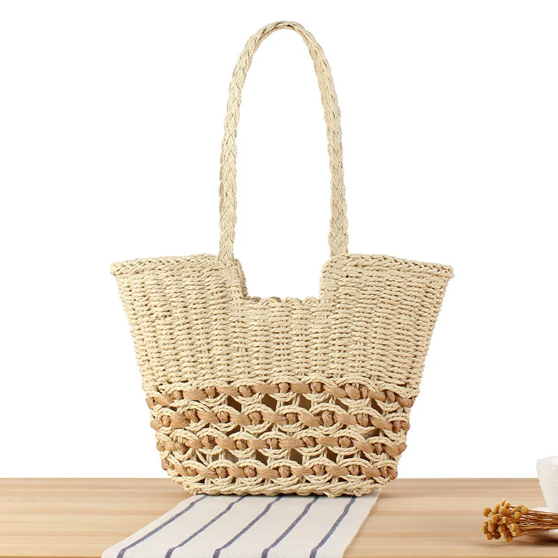 Designer-Tote Bag aus handgefertigtem Naturmaterial Skanto
