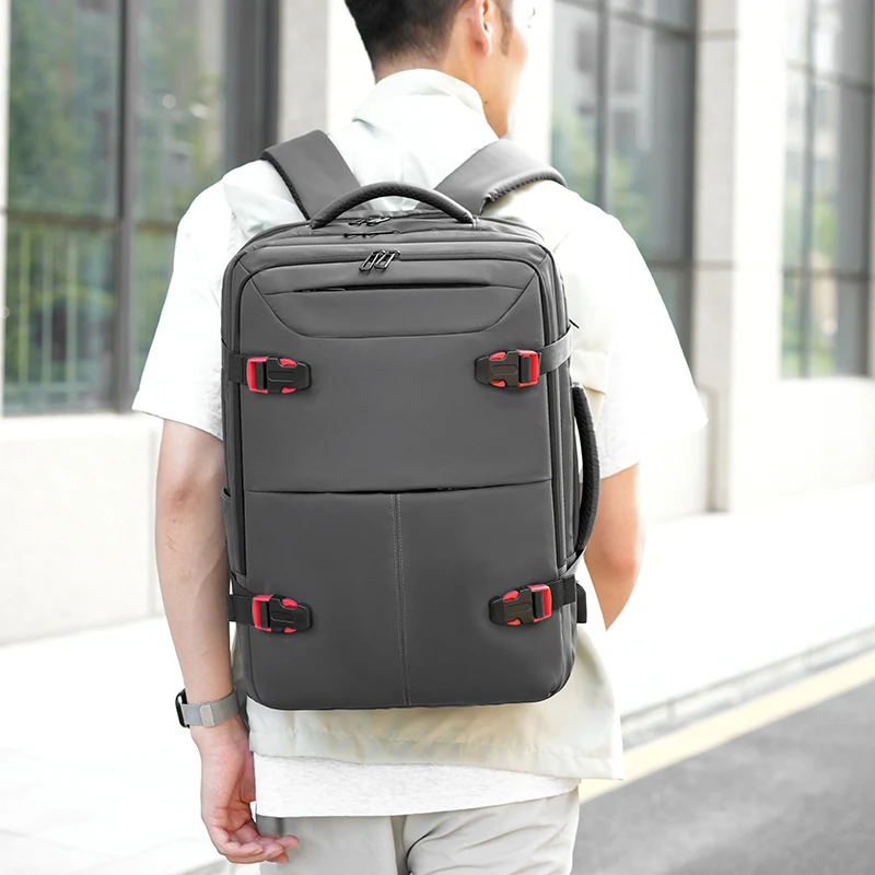 Praktischer Laptop-Rucksack mit innovativem Sicherheitsfach und Organizer-System Skanto