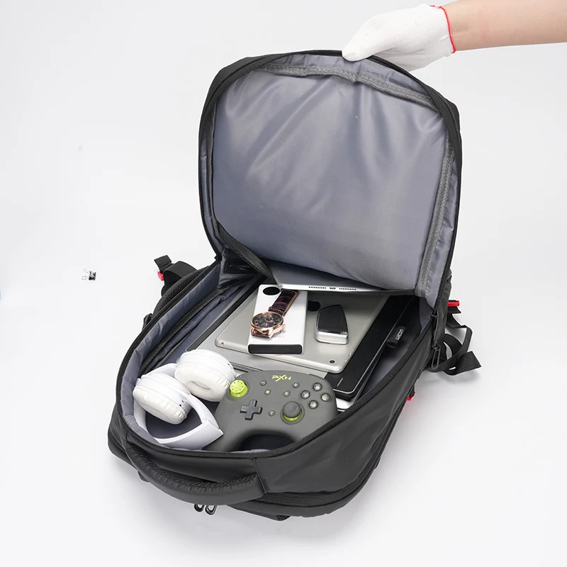 Praktischer Laptop-Rucksack mit innovativem Sicherheitsfach und Organizer-System Skanto