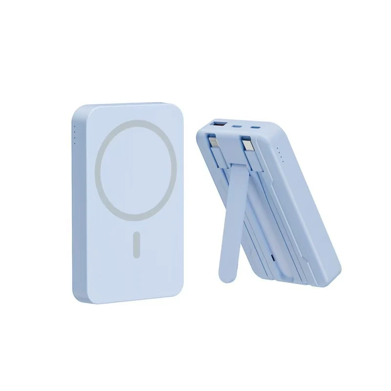 Kabellose Powerbank mit integriertem Ständer Skanto