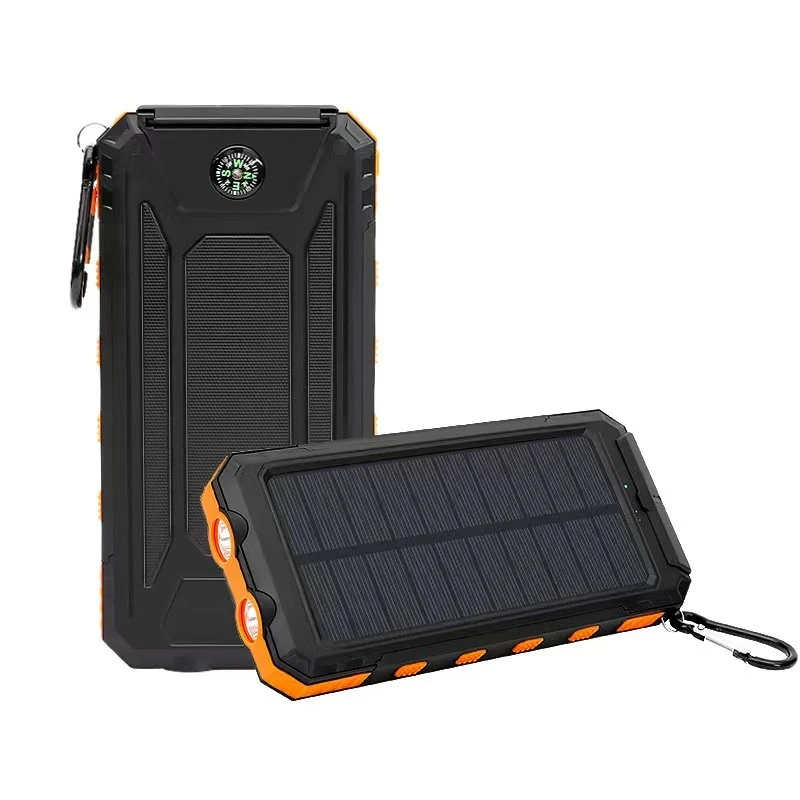 Hochleistungs-Solar-Powerbank mit wasserdichtem Gehäuse und mehreren Ladeanschlüssen Skanto