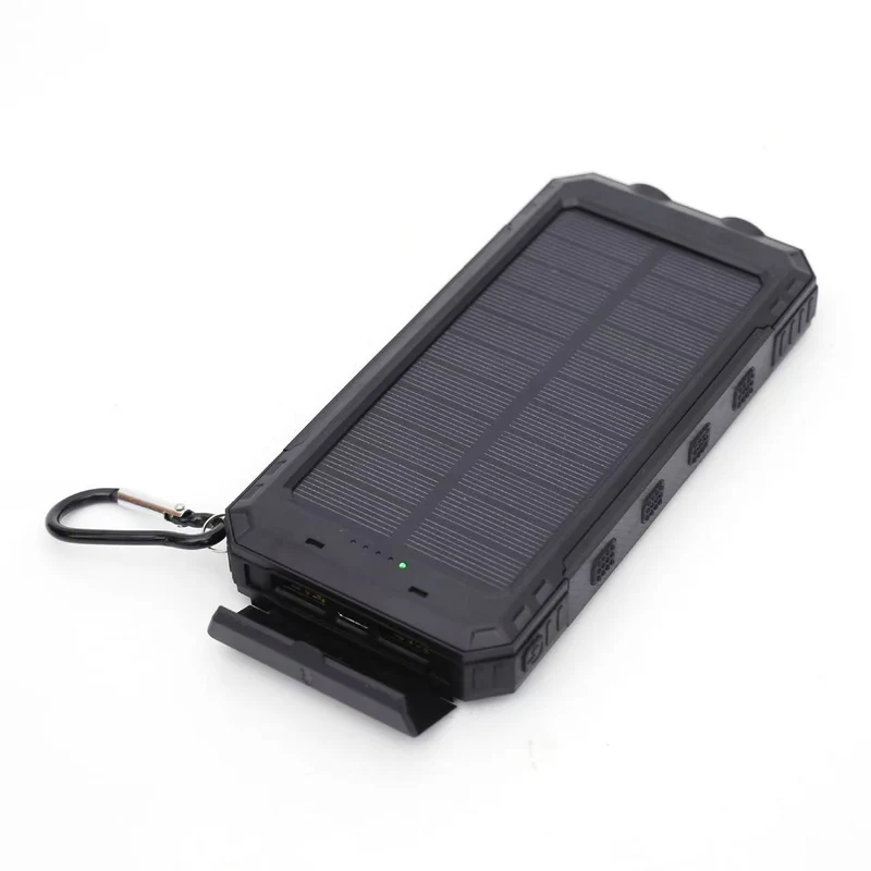 Hochleistungs-Solar-Powerbank mit wasserdichtem Gehäuse und mehreren Ladeanschlüssen Skanto