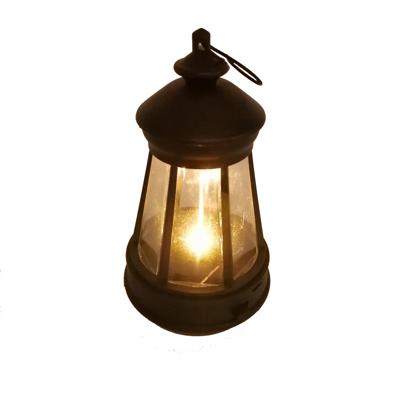 Tragbare dekorative LED-Laterne mit integrierten Lichterketten und wiederaufladbarem USB Skanto