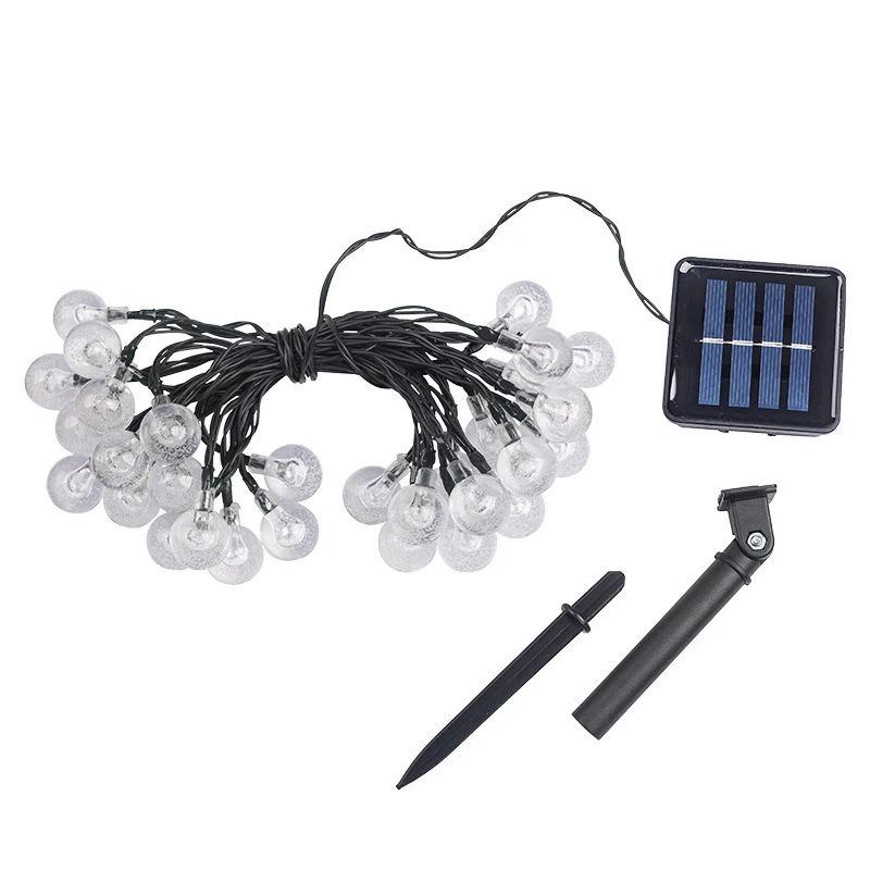 Mehrfarbige LED-Glitzerkugel-Lichterkette Outdoor wasserdichte Dekostrang Skanto