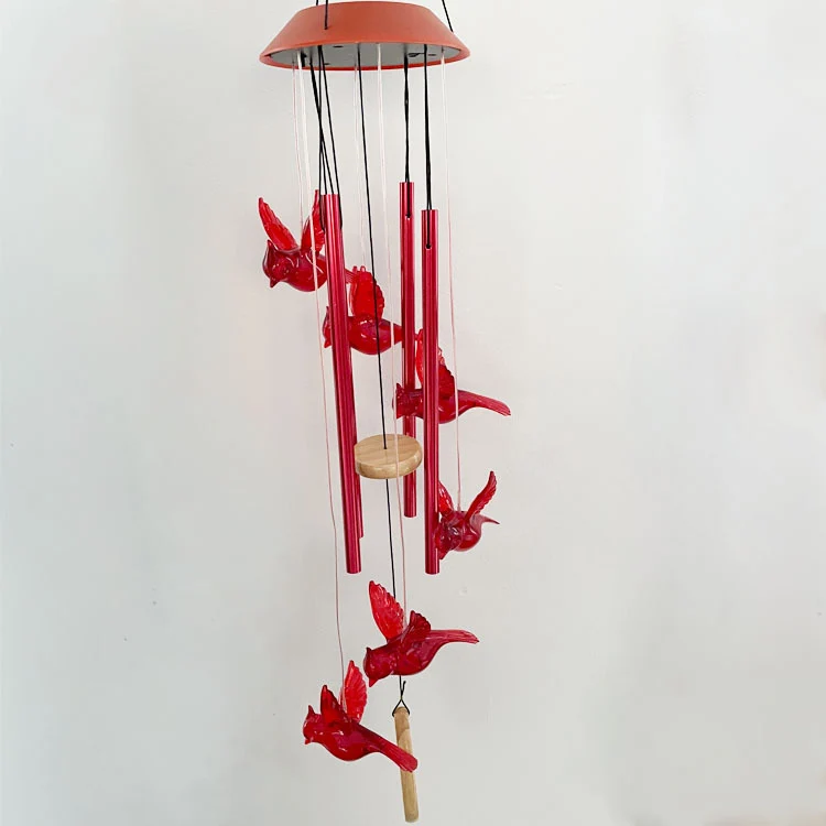 LED-Solar-Schmetterlings-Windspiel Garten-Hängeleuchte Skanto