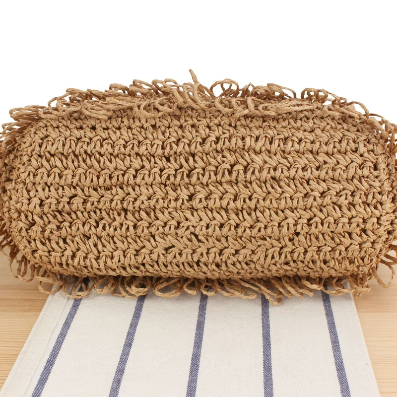 Designer-Handtasche mit geflochtener Makramee-Struktur Skanto