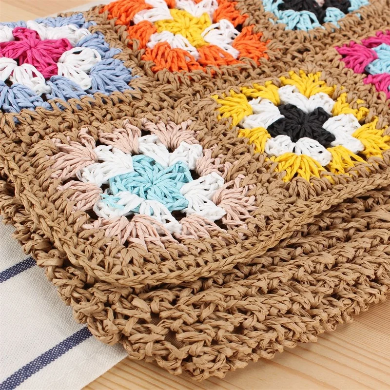Umhängetasche im fröhlichen Patchwork-Stil Skanto