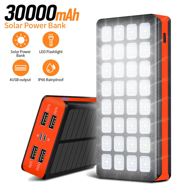 Solar-Powerbank mit hoher Kapazität Skanto