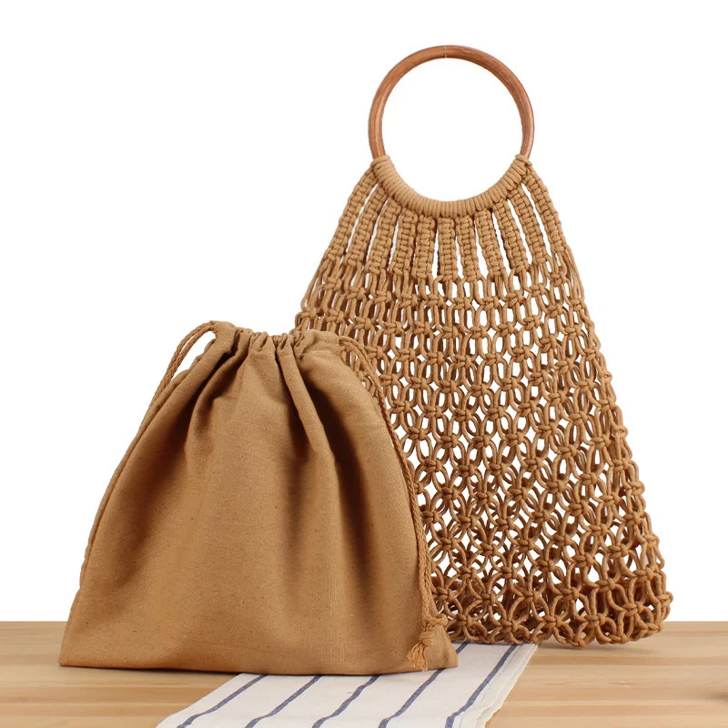 Handtasche mit geflochtenem Design und Innentasche Skanto