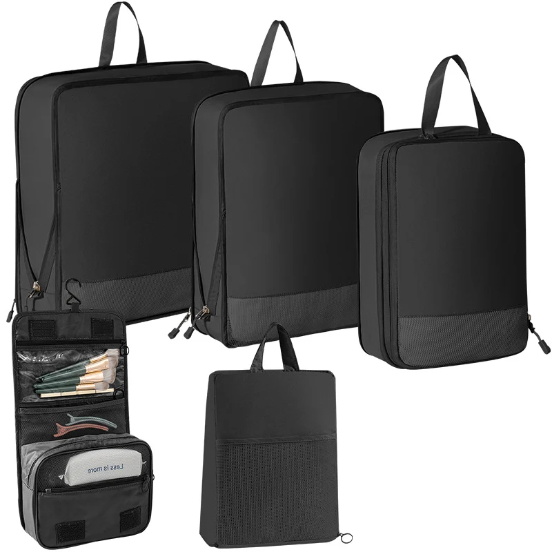 Reisetaschen-Set mit vielseitigen Fächern und Taschen Skanto