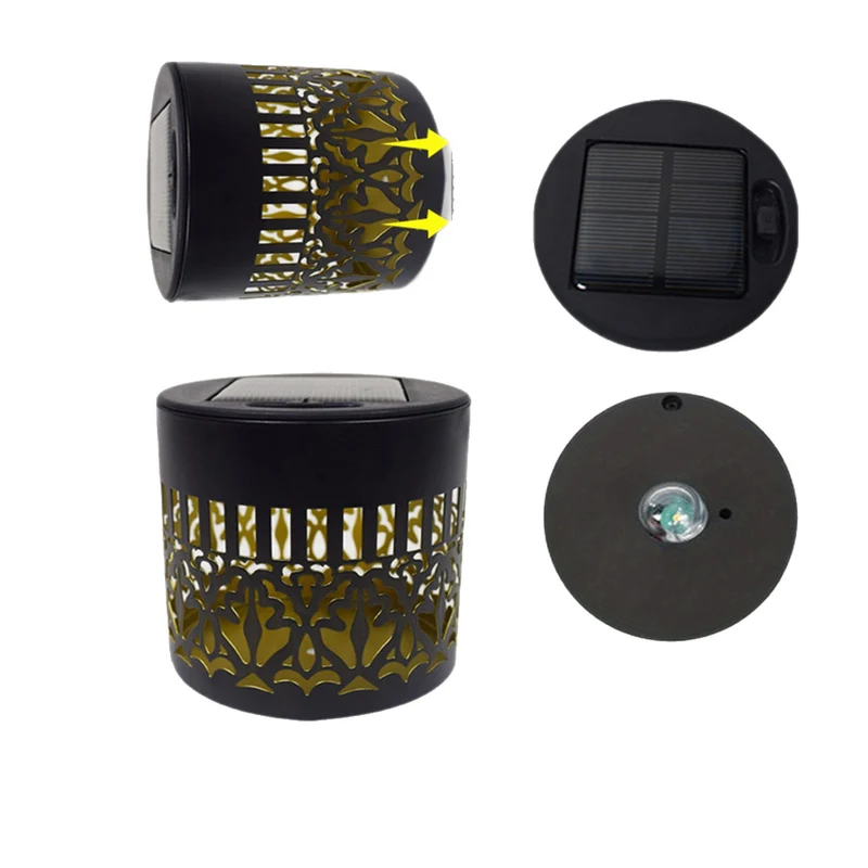 Dekorative Solar-Wandleuchte mit Mandala-Projektionsmuster Skanto