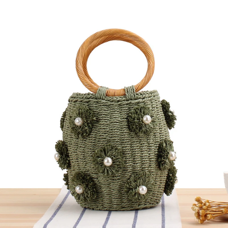 Handtasche mit einzigartigen Perlenverzierungen Skanto
