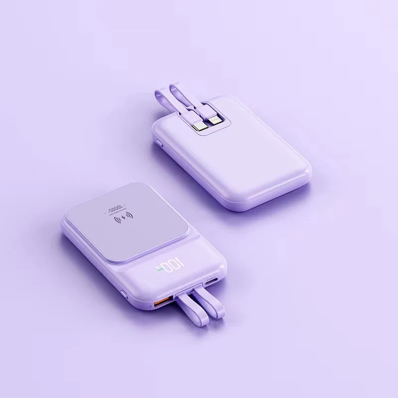 Multifunktionale kabellose Powerbank mit integriertem Ständer Skanto