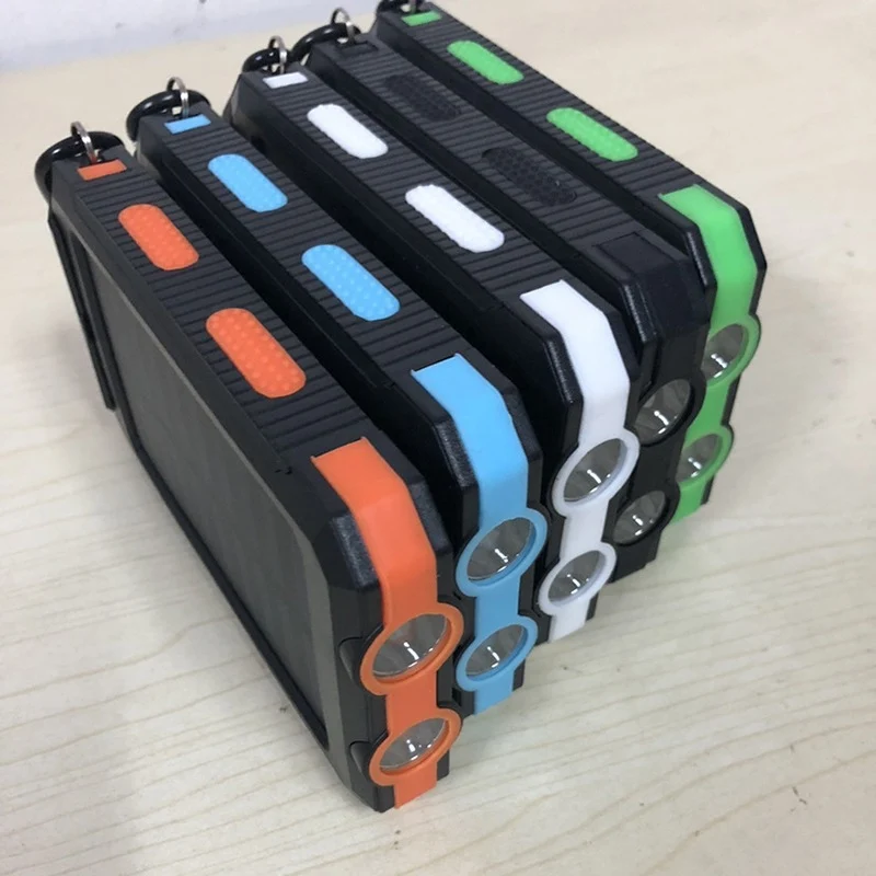 Solarbetriebene Powerbank mit dualem USB-Anschluss Skanto
