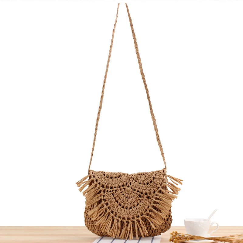 Handgefertigter Raffia-Korb Skanto
