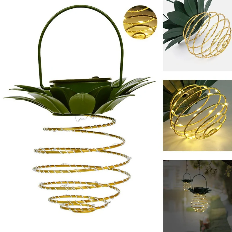 Skanto Spiral-Hänge-Solar-LED-Laterne mit Lotus-Oberteil und Tragegriff Skanto