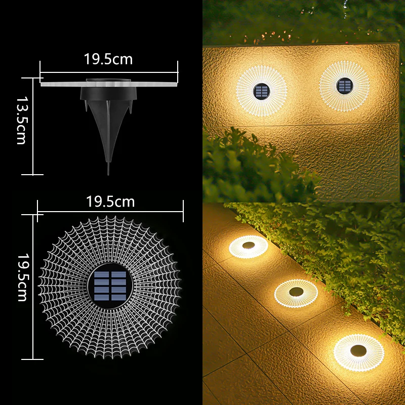Dekoratives Solar-Acryl-Blütenblatt Gartenstecker Licht Skanto