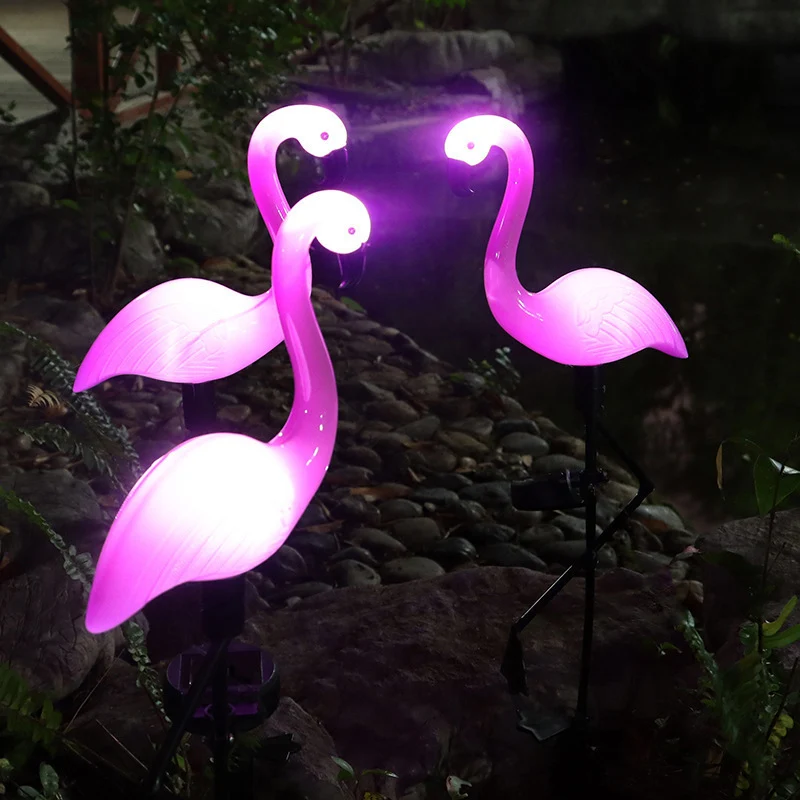 Gelenk-Flamingo-Gartenstecker LED-Akzentlicht mit verstellbarem Arm Skanto