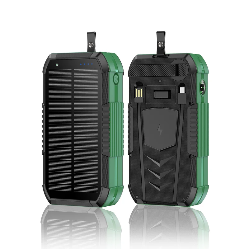 Outdoor Solar-Powerbank mit robuster Schutzhülle Skanto