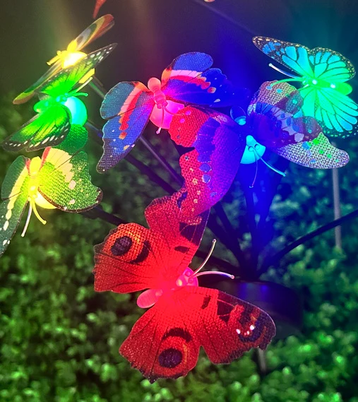 Skanto Dekorativer LED-Glasfaser-Blumenstrauß Skanto