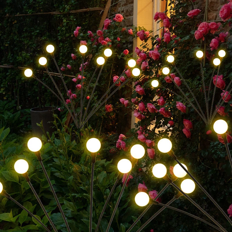 Skanto Dekorativer LED-Glasfaser-Blumenstrauß Skanto