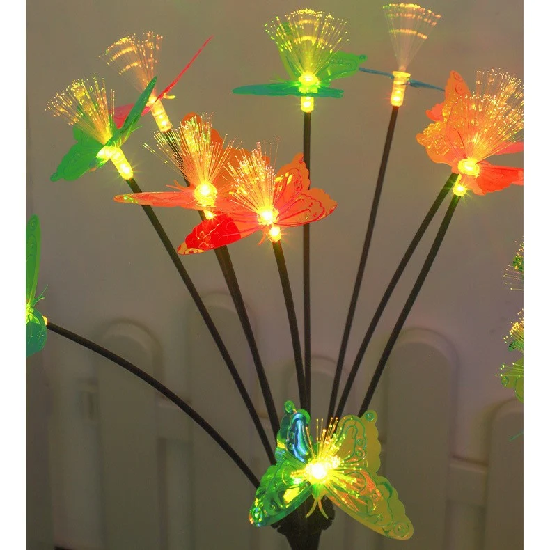 Skanto Dekorativer LED-Glasfaser-Blumenstrauß Skanto