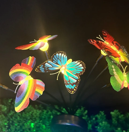 Skanto Dekorativer LED-Glasfaser-Blumenstrauß Skanto