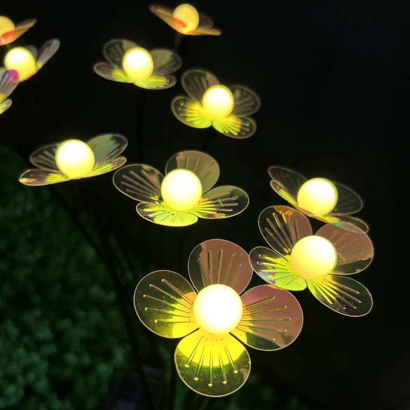 Skanto Dekorativer LED-Glasfaser-Blumenstrauß Skanto