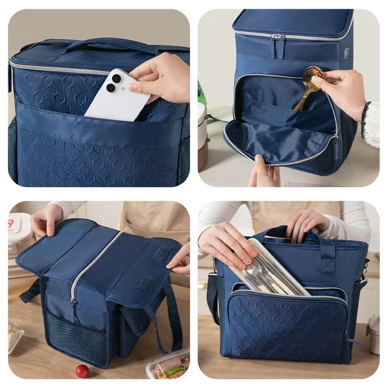 Isolierte Kühltasche mit integrierten Fächern Skanto