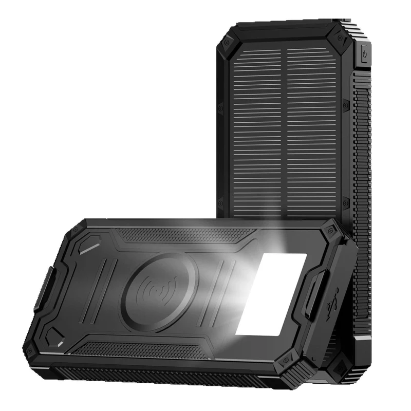 Robuste Powerbank mit kabelloser Ladefunktion Skanto