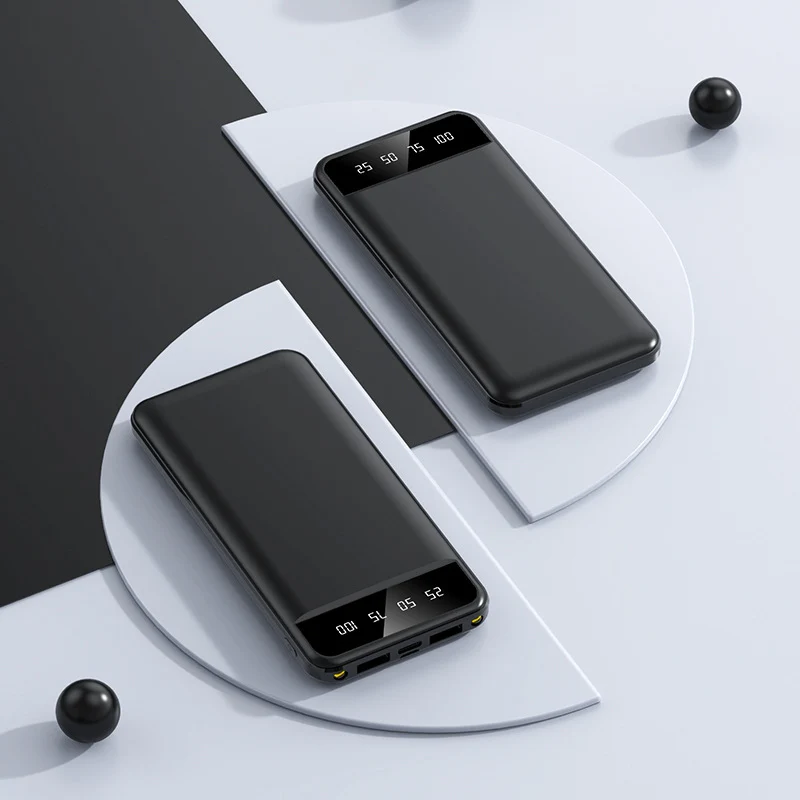 Tragbare Powerbank mit intelligenter LED-Anzeige Skanto
