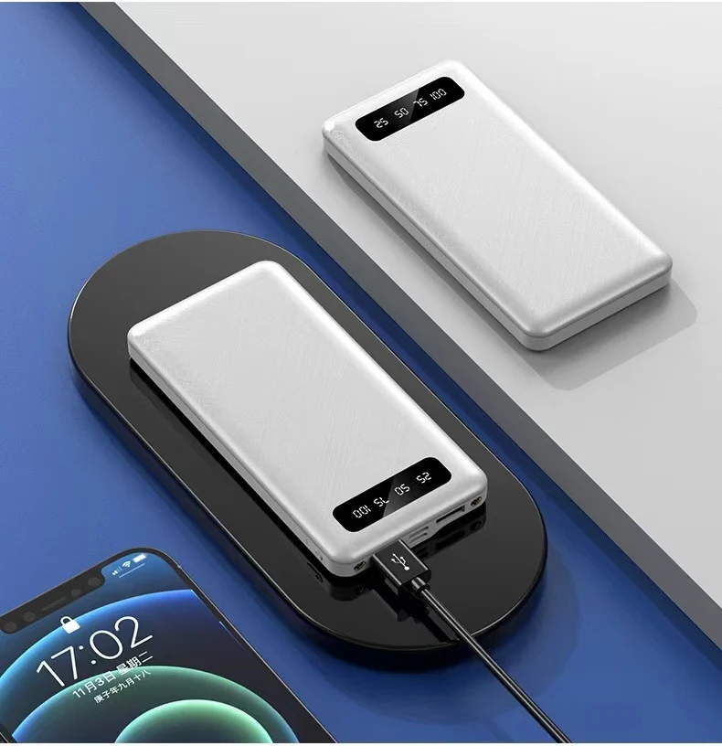 Tragbare Powerbank mit intelligenter LED-Anzeige Skanto